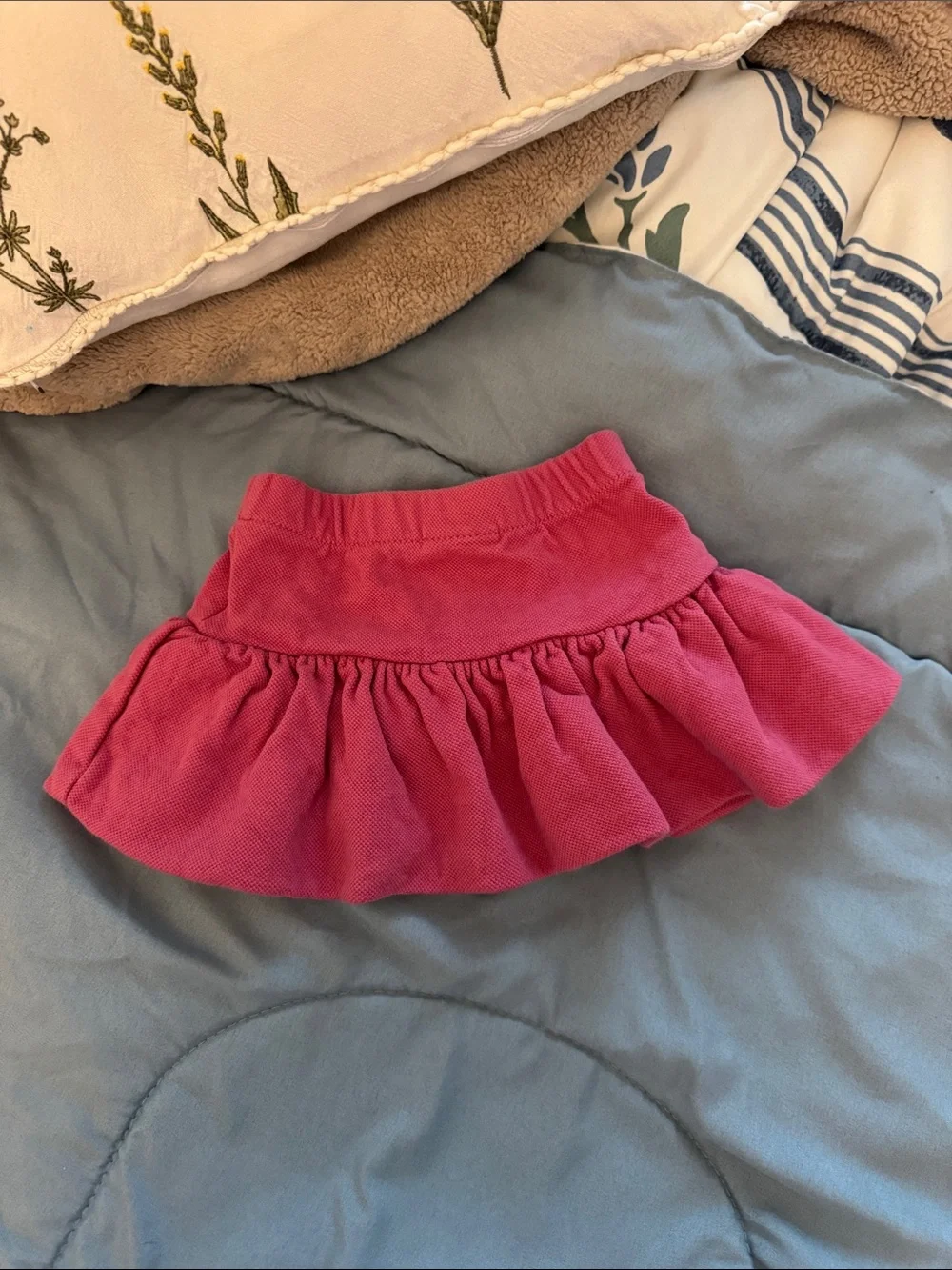 Zara Girls' Raspberry Pink Ruffle Skirt